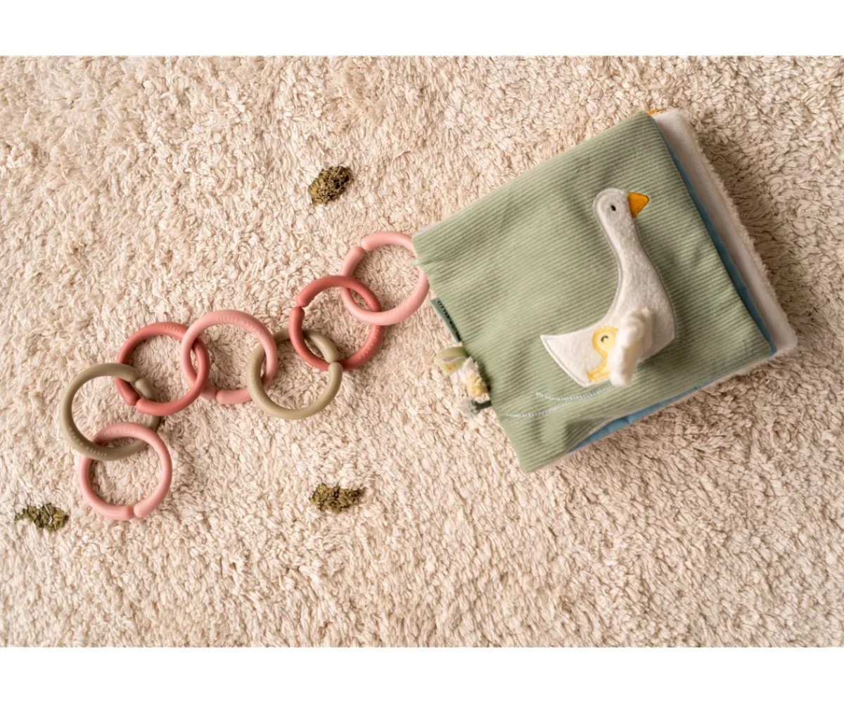 New 12 Anillas Cuelga Juguetes Rosa Niños Juguetes Para Recién Nacidos|Accesorios Carrito Bebé