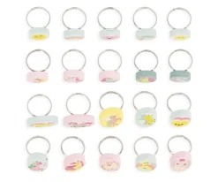 Discount 20 Anillos Ajustables de Unicornio Niños Juguetes Niños 4 Años|Accesorios Para Bebé Y Niños