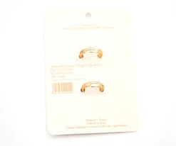 Accesorios Para Bebé Y Niños^Grech & Co 2 Anillos Esmaltados Enamel Ying Yang+Peace sign