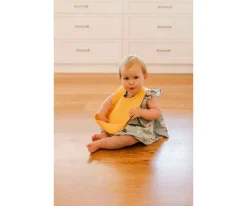 Baberos^We Might Be Tiny 2 Babero Catchie 2.0 Silicona Blue Dusk & Charcoal