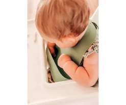 Baberos^We Might Be Tiny 2 Babero Catchie 2.0 Silicona Blue Dusk & Charcoal