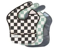 Baberos^Tiny Twinkle 3 Baberos Checkers Black