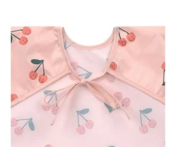 Best 2 Baberos con Mangas Happy Fruits Cherry Baberos|Baberos Impermeables