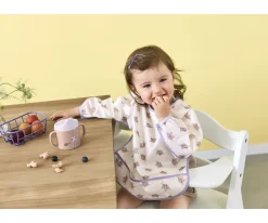 Baberos^Lassig 2 Baberos con Mangas Tiny Team Cat