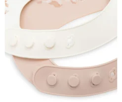 Baberos^Jollein 2 Baberos de Silicona Lovely Birds