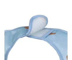 Baberos Impermeables^Lassig 2 Baberos Impermeables Happy Smile Blue