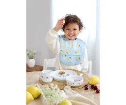 Clearance 2 Baberos Impermeables Happy Fruits Lemon Baberos Impermeables|Baberos