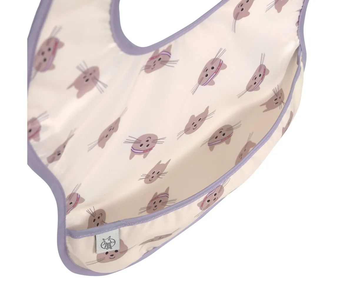 Best 2 Baberos Impermeables Tiny Team Cat Baberos Impermeables|Baberos