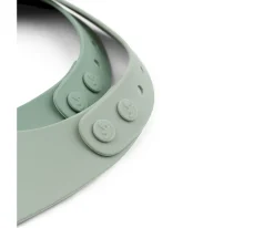 Baberos^Done by Deer 2 Baberos Silicona Croco Verde