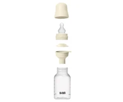 Biberones^BIBS 2 Biberones Plástico Silicona Ivory 150 ml