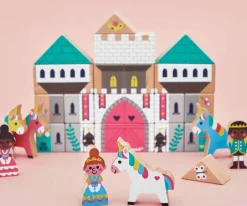 Clearance 37 Bloques de Madera Reino Encantado Roads Niños Juguetes Niños 4 Años|Juguetes Para Niños De 18 Meses