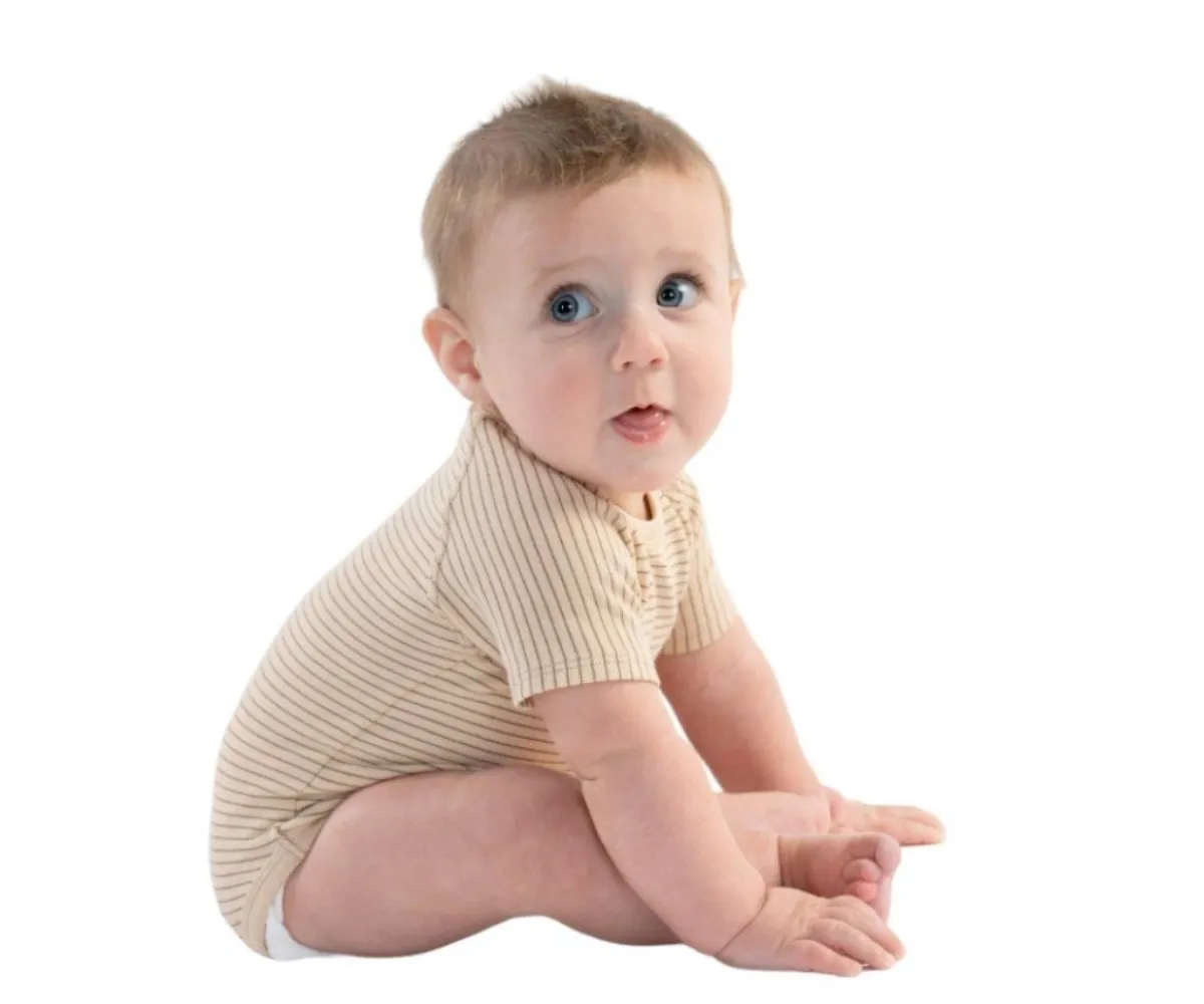 Ropa Infantil^J BIMBI 2 Body Bebé (0-36meses) Manga Corta 4 Season Brown