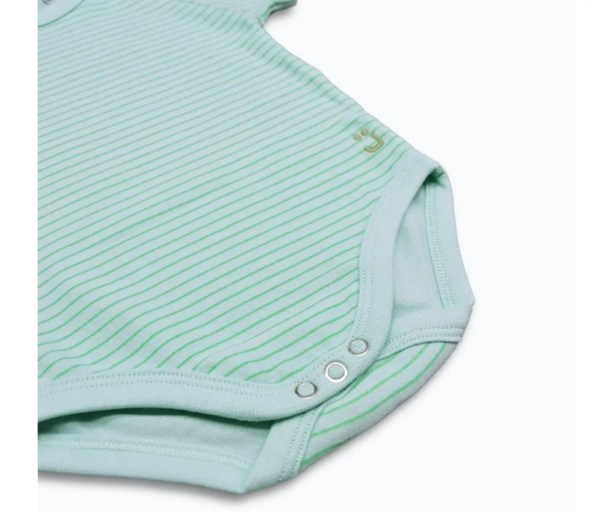 Ropa Infantil^J BIMBI 2 Body Bebé (0-36meses) Manga Corta 4 Season Aqua Green