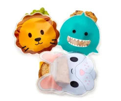 Bolsas Merienda^Melii 6 Bolsas Reutilizables Animales