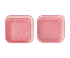 Hot 3 Cajas Almuerzo Glitter Gloss Fiambreras Infantiles|Cajas De Almuerzo