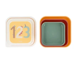 Outlet 3 Cajas Almuerzo Funny Letters Fiambreras Infantiles|Colecciones Vuelta Al Cole