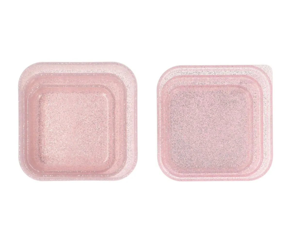 Cajas De Almuerzo^Tutete 3 Cajas Almuerzo Glitter Pink