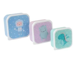 Hot 3 Cajas Almuerzo Robot y Amigos Cajas De Almuerzo|Colecciones Vuelta Al Cole