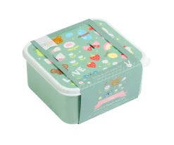 Fiambreras Infantiles^A Little Lovely Company 4 Cajas de Almuerzo Joy