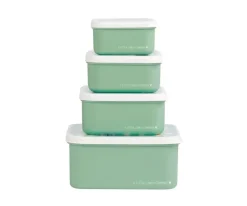 Fiambreras Infantiles^A Little Lovely Company 4 Cajas de Almuerzo Joy