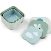 Cajas De Almuerzo^Done by Deer 3 Cajitas Almuerzo Happy Clouds Green