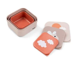 Cajas De Almuerzo^Done by Deer 3 Cajitas Almuerzo Happy Clouds Papaya