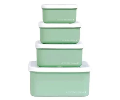 New 4 Cajitas Almuerzo y Snacks Forest Friends Fiambreras Infantiles|Cajas De Almuerzo