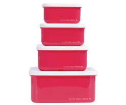 Best 4 Cajitas Almuerzo y Snacks Cherries Fiambreras Infantiles|Cajas De Almuerzo