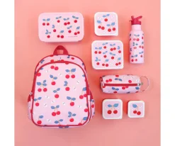 Best 4 Cajitas Almuerzo y Snacks Cherries Fiambreras Infantiles|Cajas De Almuerzo