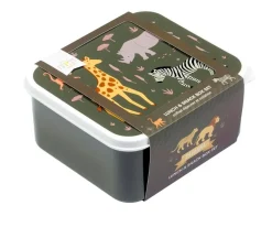 Sale 4 Cajitas Almuerzo y Snacks Savanna Fiambreras Infantiles|Cajas De Almuerzo