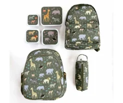 Sale 4 Cajitas Almuerzo y Snacks Savanna Fiambreras Infantiles|Cajas De Almuerzo