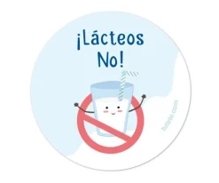 Chapas Personalizadas^Tutete 1 Chapa ¡Lácteos No!