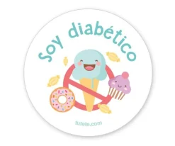 Chapas Personalizadas^Tutete 1 Chapa Soy Diabético