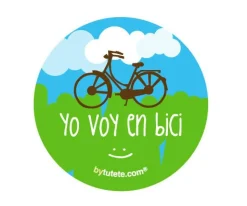 Chapas Personalizadas^Tutete 1 Chapa Voy en bici