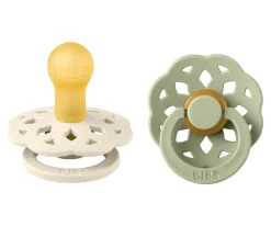 Chupetes Con Diseños^BIBS 2 Chupetes Boheme Ivory/Sage