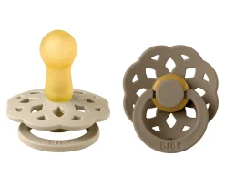 Chupetes Con Diseños^BIBS 2 Chupetes Boheme Vanilla/Dark Oak