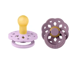 Chupetes Con Diseños^BIBS 2 Chupetes Boheme Violet Sky/Mauve