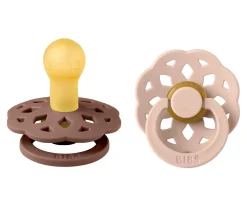 Chupetes Con Diseños^BIBS 2 Chupetes Boheme Woodchuck/Blush
