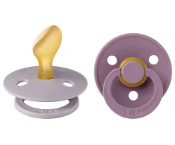 Chupetes Con Diseños^BIBS 2 Chupetes Colour Anatómica Fossil Grey/Mauve
