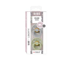 Chupetes Con Diseños^BIBS 2 Chupetes Colour Anatómica Liberty Capel Sage