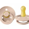 Chupetes Con Diseños^BIBS 2 Chupetes Colour Round Blush/Ivory
