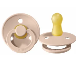 Chupetes Con Diseños^BIBS 2 Chupetes Colour Round Blush/Ivory