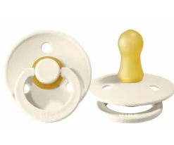 Chupetes Con Diseños^BIBS 2 Chupetes Colour Round Blush/Ivory