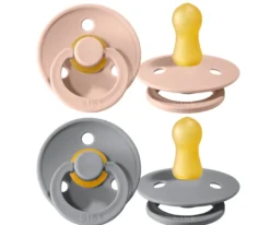 Chupetes Con Diseños^BIBS 2 Chupetes Colour Round Cloud/Blush