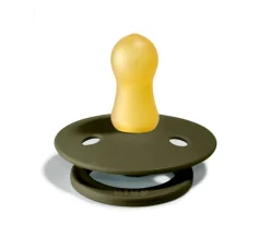 Chupetes Con Diseños^BIBS 2 Chupetes Colour Round Woodchuck/Hunter Green