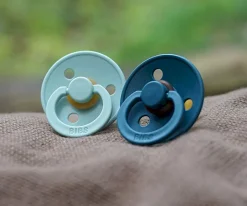Chupetes Con Diseños^BIBS 2 Chupetes Colour Round Nordic Mint/Forest Lake