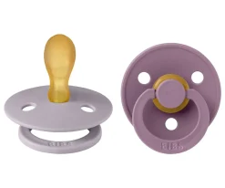 Chupetes Con Diseños^BIBS 2 Chupetes Colour Simétrica Fossil Grey/Mauve