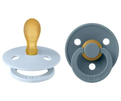 Chupetes Con Diseños^BIBS 2 Chupetes Colour Simétrica Baby Blue/Petrol