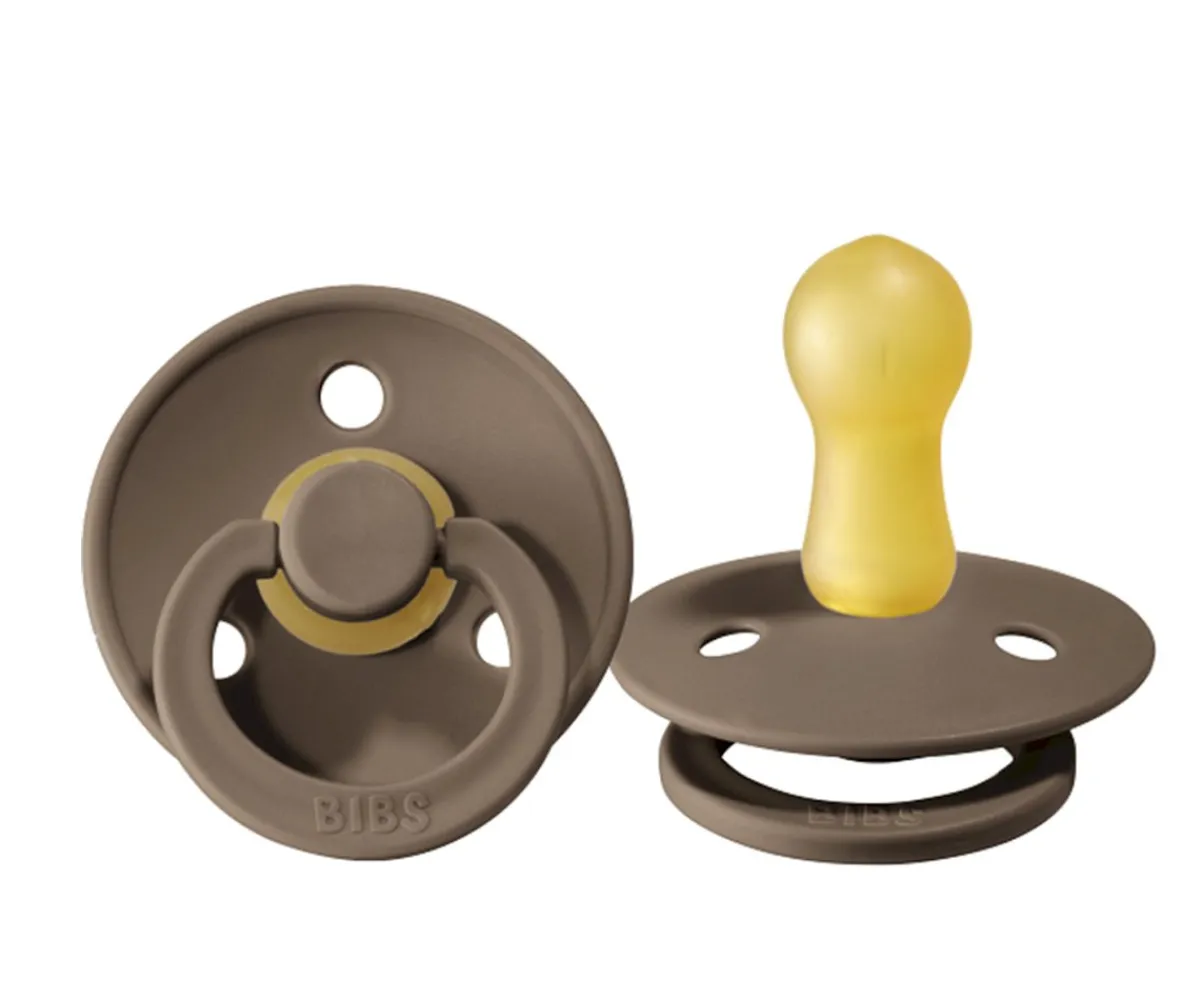 Chupetes Con Diseños^BIBS 2 Chupetes Colours Dark Oak/Vanilla
