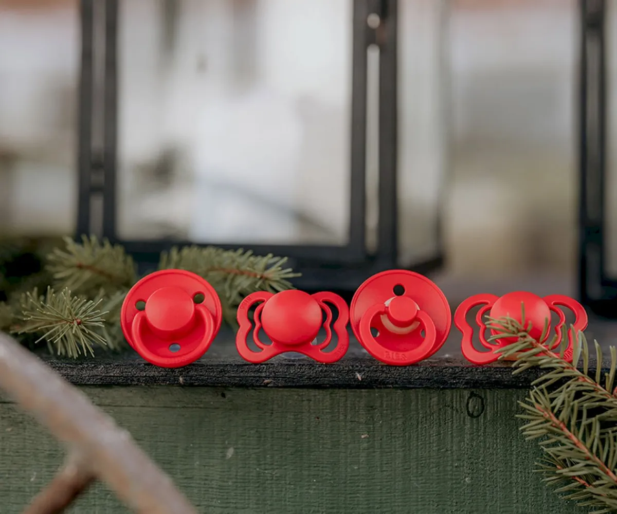 Chupetes Con Diseños^BIBS 2 Chupetes Couture Candy Apple/Haze Silicona